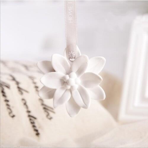 DIY Silicone mold flower shape plaster solid aromatherapy pendant fondant molds cake tools food grade silicone hand-made moulds