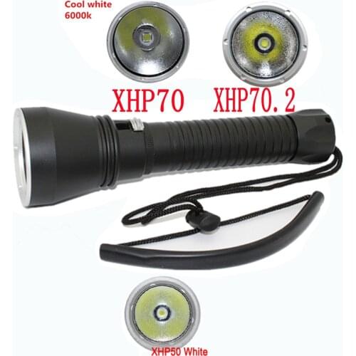 XHP70.2 LED Scuba Diving Flashlight 5000LM Utral Bright Underwater Torch XHP50 2600LM Waterproof Diving flashlight Lamp lanterna