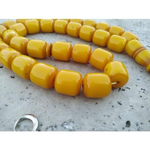 Tasbih Ottoman Faturan German Cherry Amber Sandalous Misbaha Rosary Free Shipping #37C