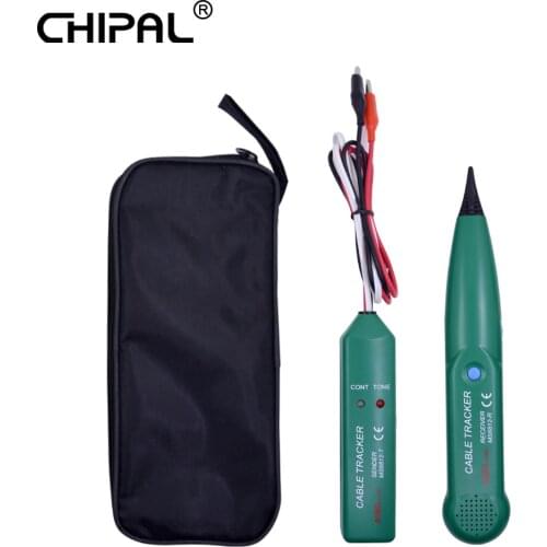 CHIPAL AIMO MS6812 Ethernet LAN Network Cable Tester Telephone Wire Tracker Tracer for STP UTP Cat5 Cat6 Cat6A RJ45 RJ11 Line