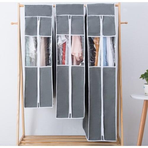 Waterproof Dustproof Clothes Cover Garment Suit Dress Coat Cloth Protector Case Home Multiple sizes Plastic Garment Pouch Bag