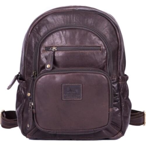 Womens leather backpack