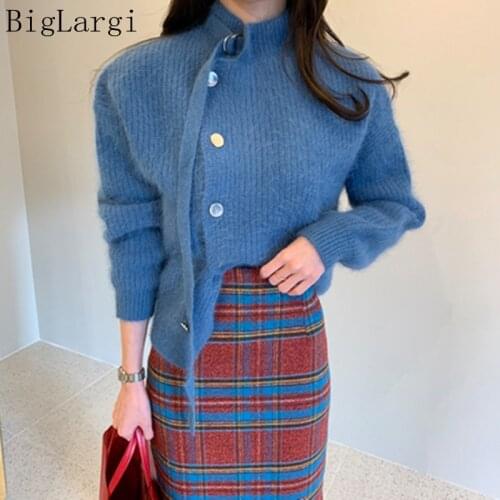 Women Spring Knitted Cardigan Sweater Woman Casual Kardigans Autumn Jumpers Ladies Sweater Coats New Arrival Pull Femme 2021