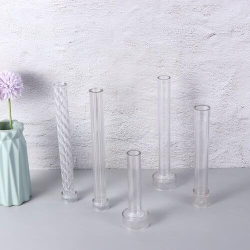 1 Pcs Plastic Long Matchstick Pole Stripe Rack DIY Candle Molds Making Model Handmade Soap Clay Match Large Cylinder Rib Tool