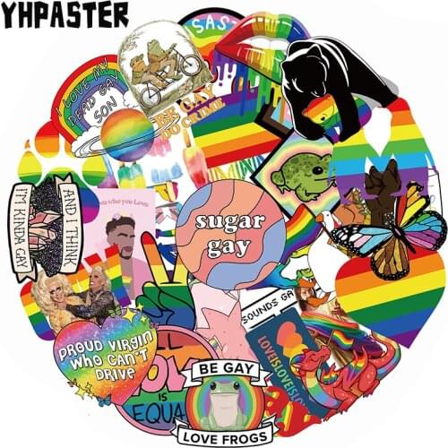 10/30/50Pcs Gay Graffit Waterproof Stickers For Motorcycle Laptop Suitcase Phone Guitar Helmet Vinyl Decal Pegatinas For Adult