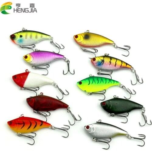 20pcs 6CM 10G game vibe fishing lure isca artificial plastic hard bait carp fishing tackle pesca fish wobbler minnow lure peche
