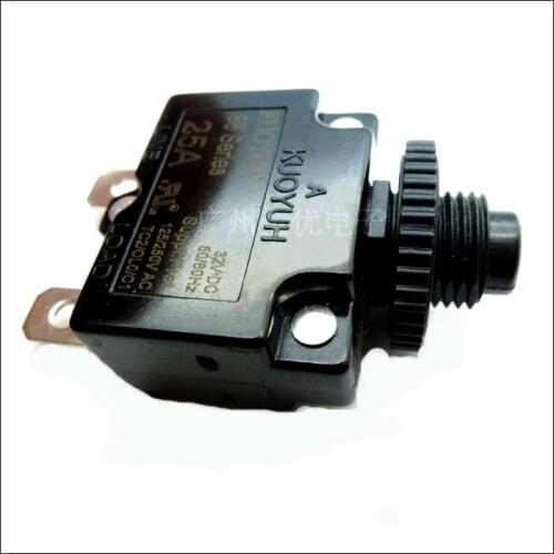 3Pcs Taiwan KUOYUH Overcurrent Protector Overload Switch 88 Series 25A
