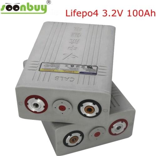 3.2v100ah Lifepo4 battery CALB 12V200AH 24V100Ah CA100 high capacity battery for RV SOLAR US EU UK TAX FREE UPS FEDEX