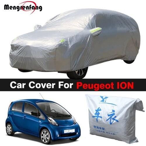 Full Car Cover Outdoor Indoor Anti-UV Sun Shade Rain Snow Dust Resistant Auto Cover For Peugeot ION