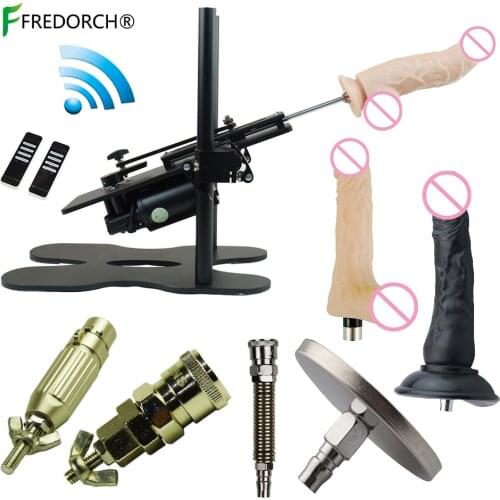 FREDORCH Remote Wireless Control metal Sex Machine Newly safe sex love Vibrators machine Quiet Sex toys shop for Women Men