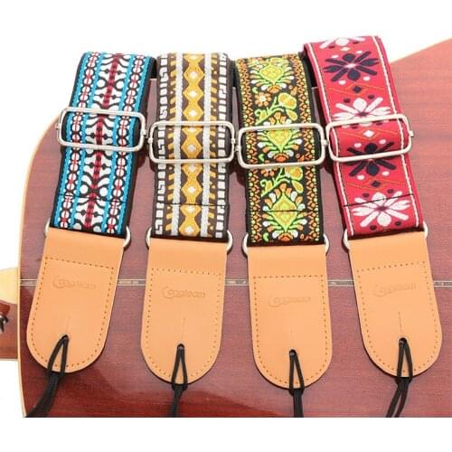 Guitar Strap Folk Eletric Guitarra Acoustic Ukulele Bass Accessories Parts Personalized More Colors