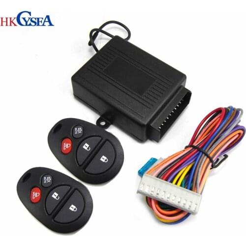 HKCYSEA Universal Car Central Door Lock Auto Keyless Entry System with Remote Control M602-8199