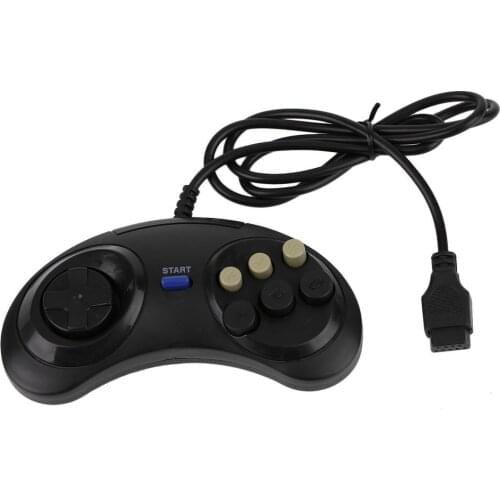 Hot Selling! Six Buttoms Gaming Game handle controller Command Pad gamepad Plastic Accessories For Sega Megadrive drop Shipping