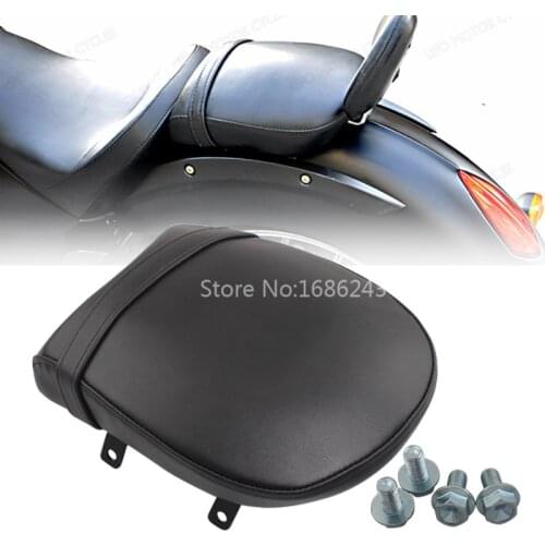 Motorcycle Black PU Rear Seat Cushion Passenger Seat for Victory Boardwalk Judge Vegas Highball Gunner Kingpin Tour Cross New