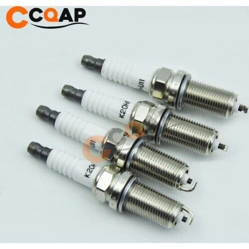 Set of 4 Normal Spark Plug 90919-01235 K20HR-U11 For Toyota 4Runner FJ Cruiser Tundra Tacoma 9091901235 K20HRU11