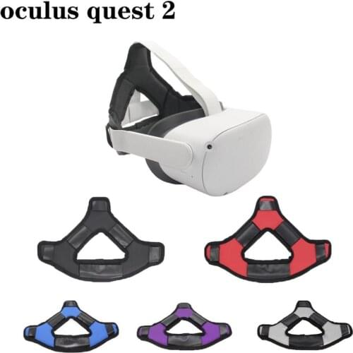 R Headset Head Cushion Pad Headband Fixing for -Oculus Quest 2 Fixing Accessories Helmet Head Pressure-relieving Strap Foam Pad