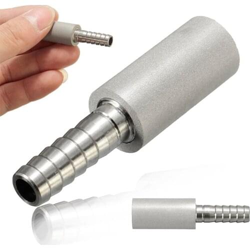 New 0.5 Micron Homebrew Oxygenation Diffusion Stone Steel Beer Carbonation Aeration