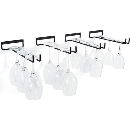 Cup Holder Household Wine Glass Hanging Simple Up Down Hanging Goblet Single Row Wine Glass Holder TS2