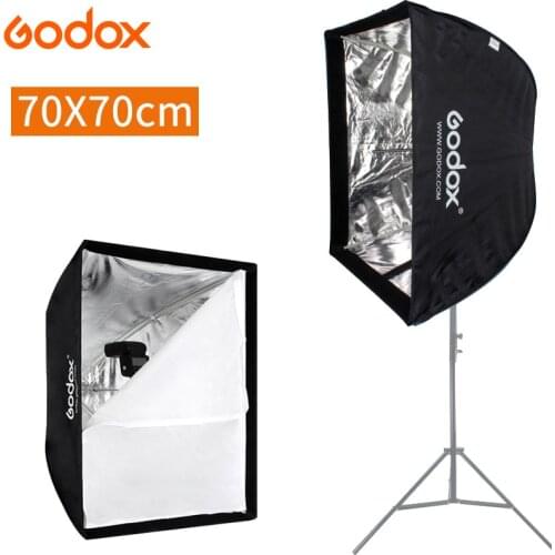 Godox 70x70cm Portable Rectangle Umbrella Softbox Diffuser Reflector for Photography Studio Speedlite Light 70*70 cm Soft Box