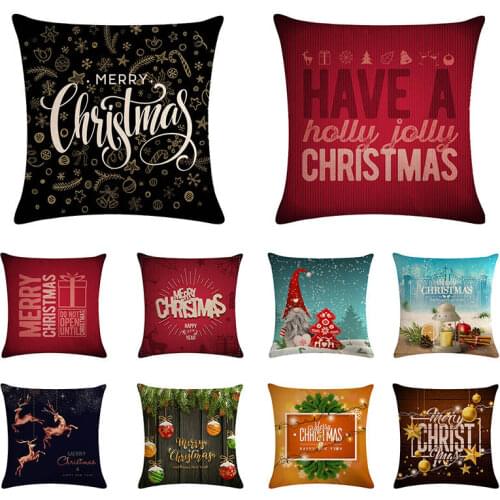 Christmas Pillow Covers Throw Pillow Cases Decorative Pillows Flower Cushion Cover for Mom Present TX51