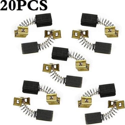 20 Pcs Carbon Brushes 6.4x7.9x12.5mm Replacement Parts For Electric Power Tools Angle Grinder Accessories