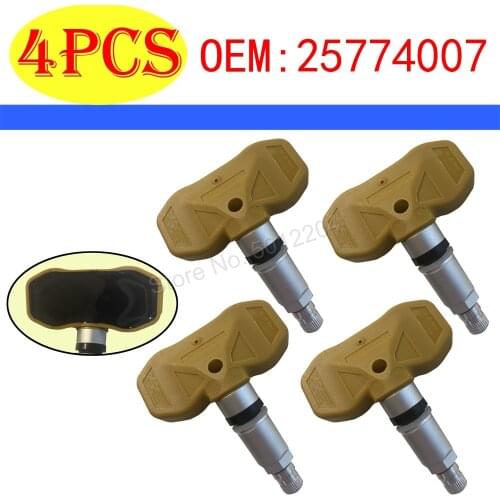 4PCS Tire pressure monitoring system 25774007 For Cadillac CTS 2015 2016 Chevrolet Trailblazer 2009 Holden TrailBlazer crysler
