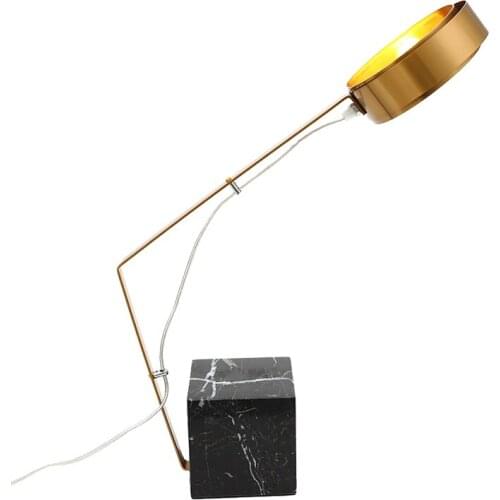 Post Modern Light Luxurious Originality Arts Marble Desk Lamp Model House Sales Part Office Study Designer Desk Lamp