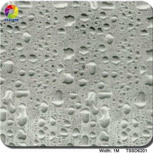 TSAUTOP 1M*10M Water drop TSSD6201 Water Transfer Printing Film hydrographic pva film