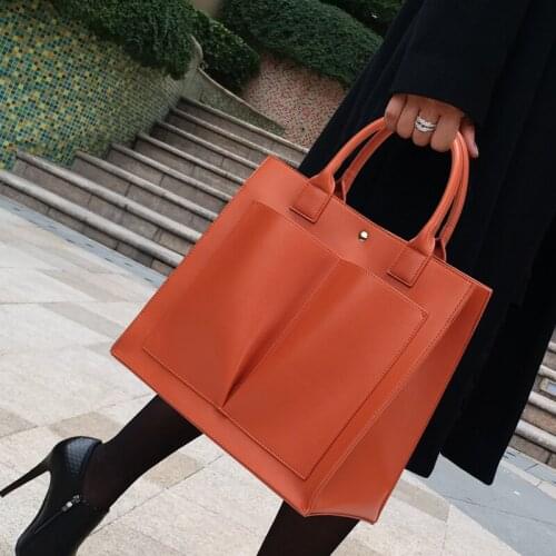 Large Capacity Pu Leather Women Handbags Tote Bags Fashion Designer Ladies Purses Shoulder Bag Casual Female Messenger Bags New