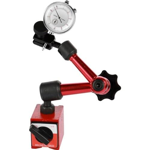 Waterproof Leverage Dial Indicator 0.8mm 10mm Range Shockproof Magnetic Stand Base Holder Dial Test Dial Comparator 0.01mm