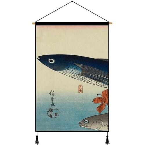 Personality Japanese Wall Hanging Tapestry Cloth Printed Tapestry Bedroom Hanging Table Cloth Wall Hanging Decoration LF487