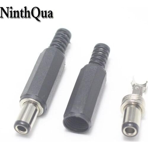 1pcs DIY 6.3 mm x 3.0 mm DC Power Plug Female wire cable solder Connector Adapter barrel length 9.5 mm