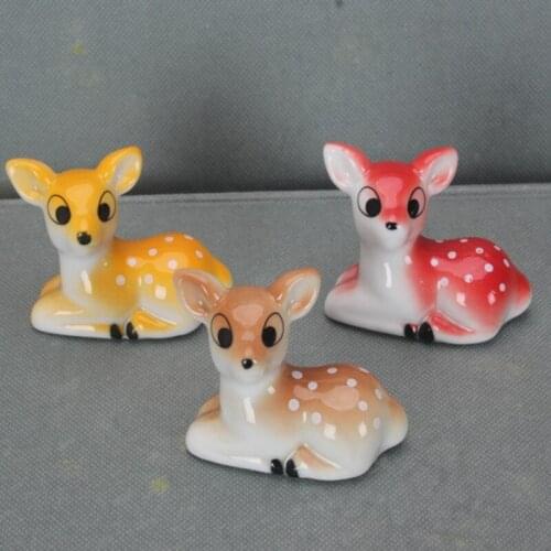 100pcs ceramic deer Chopstick Holder Set Support Fork Coffee Spoon Creative Dinnerware Stand Kithchen Tools