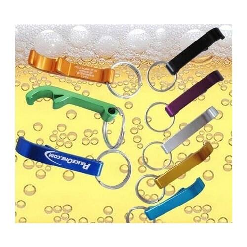 2016 a variety of color bottle opener key chain travel Kai bottles hang buckle Can be customized logo printing bottle opener