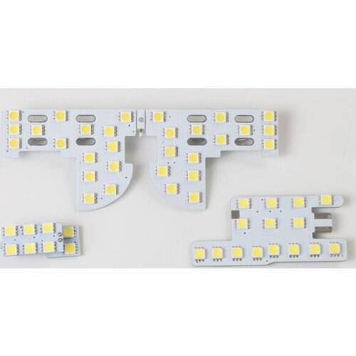 4pcs/set 5050 LED car interior Reading light Dome Light for Honda Civic City and Fit 2006 2007 2008 2009 2010 2011 2012