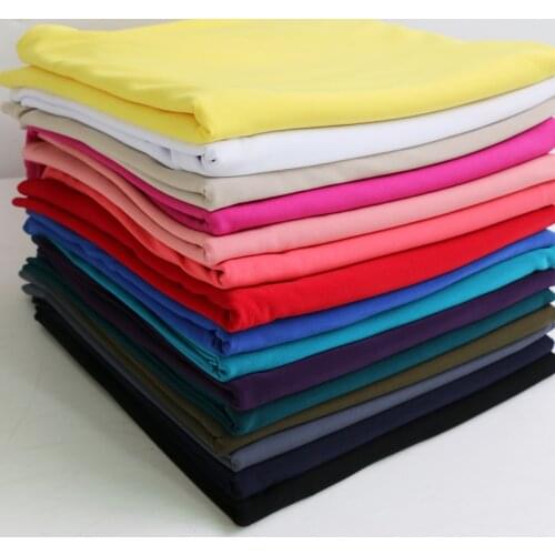 50cm*150cm Stretch Polyester Spandex Fabric Plain Dyed Elastic Material For Dancer Leggings DIY