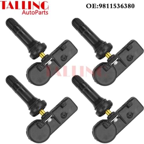 9811536380 4pcs / lot TMPS tire pressure monitoring system For FIAT SCUDO PEUGEOT 207 308 PARTNER 3008 5008 RCZ 2008
