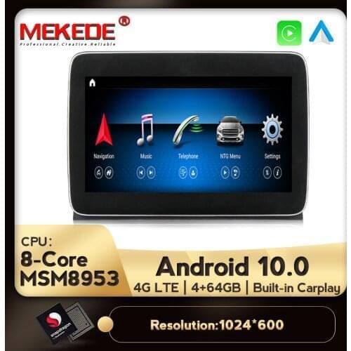 8.4 inch Android 10.0 DSP Car Radio Multimedia Video Player for Mercedes Benz GLE-Class W166 GL S-Class X166 2016-2018 NTG 5.0