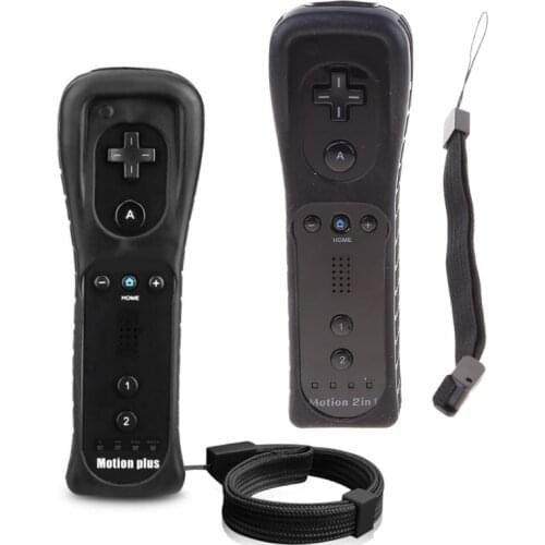 P0RB Built-in Motion Plus Wireless Gamepad for Wii Remote Controller For Wii Game Remote Controller Joystick