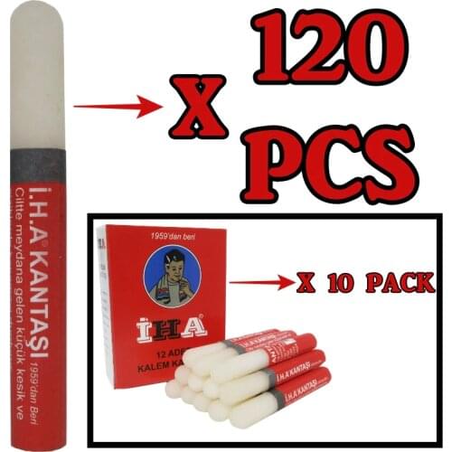 Alum Stick Pencil After Shave Cut Blood Stopper 10 Pack/120 Pcs