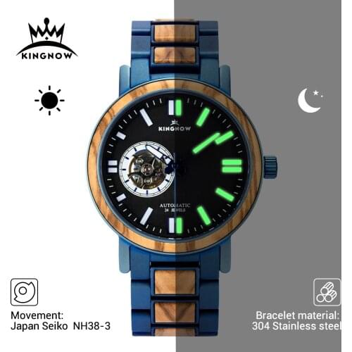Мужские часы из нержавеющей стали KINGNOW China At AliExpress