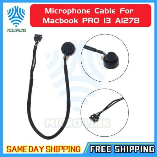 MIC Microphone Cable For Macbook Pro 13" A1278 Microphone Flex Cable MC700 MB990 MC374 MC700 MC314 MC101 922-9059