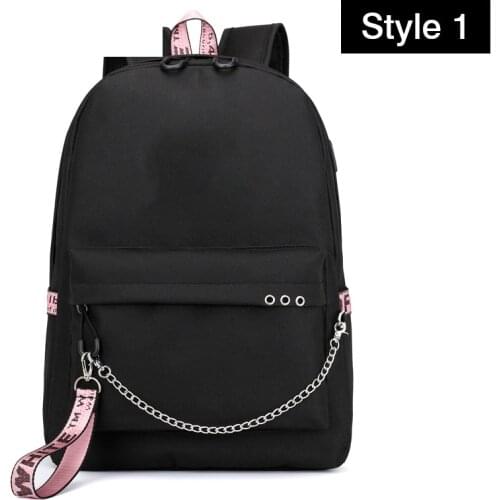 Ti-k,to-k backpack Multifunction USB Charging Travel Canvas Student Backpack For Teenagers Boys Girls School Bag