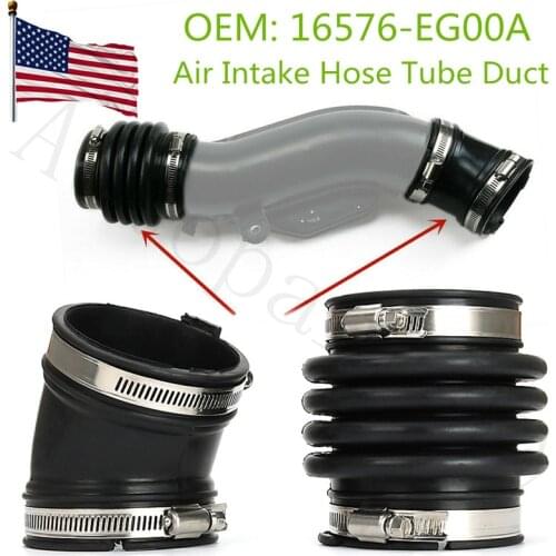 Set of 2pcs 16576-EG00A Air Intake Hose Tube Duct Boot For Infiniti M45 V6 3.5L for Nissan 16576EG00A 16576-CG00A 16576 CG00A