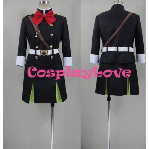 Newest Custom Made Japanese Anime Seraph of the End: Vampire Reign Mitsuba Sangu Cosplay Costume Halloween