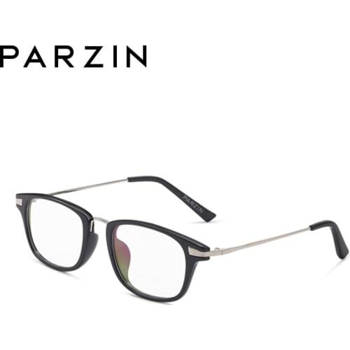 PARZIN Optical Glasses Frame Women Retro Square Prescription Eyeglasses Ladies Myopia TR 90 Spectacle Eyewear 5018