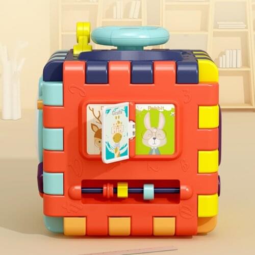Six-sided Educational Toy Activity Cube Learning Toys Blocks Matching Game