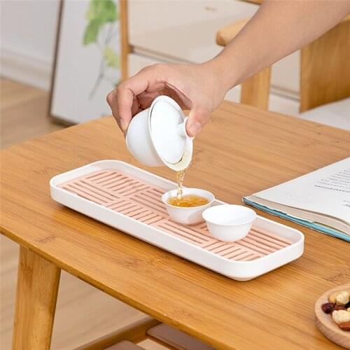 Silicone Drain Tray for Dishes Water Cup Fruit Vegetable Kitchen Sink Organizer Plate Sponge Holder Soap Pad Drop Shipping