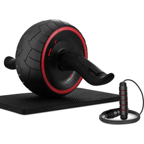 Power AB Wheel Skipping Rope Home Gym Abdominal Exercise Fitness Equipment Muscle Boxing Coach