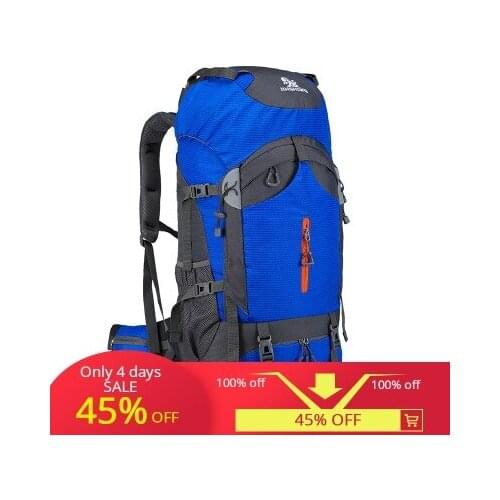 New outdoor mountaineering bag large capacity backpack 60L men and women large capacity leisure travel bag